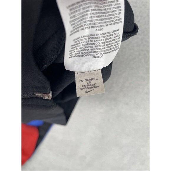 Nike Elite USA Soccer Warm Up Jacket Mens XS Black Red Blue USMNT Full Zip - Picture 8 of 8